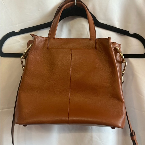 Cole Haan Tan Leather Shoulder Bag - Picture 6 of 9